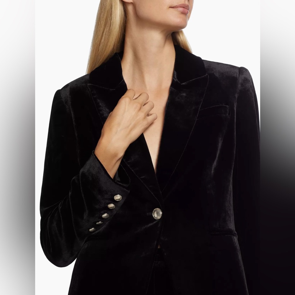 Elie Tahari Velvet Blazer - Picture 5 of 10